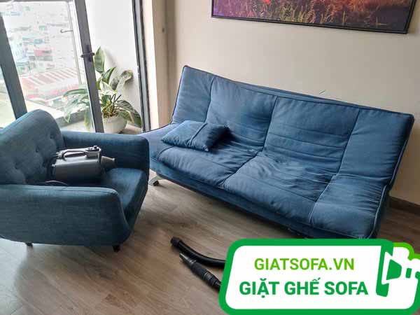 dịch vụ giặt sofa nỉ tại nhà