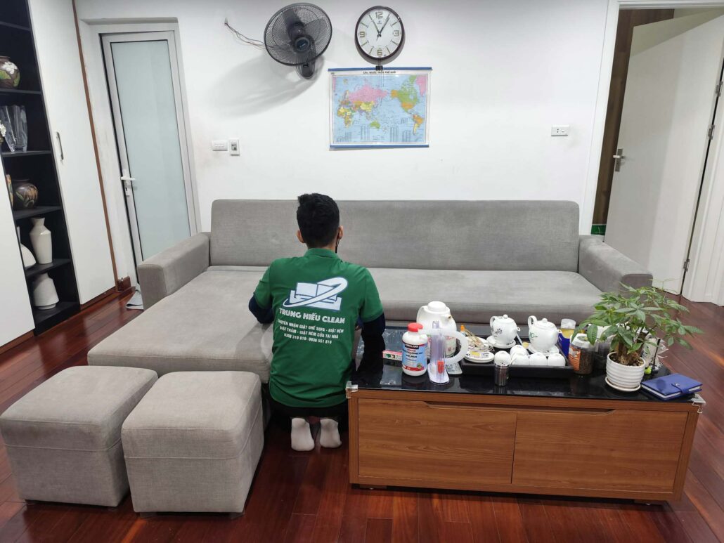 Trung Hiếu Clean giặt ghế sofa đống đa