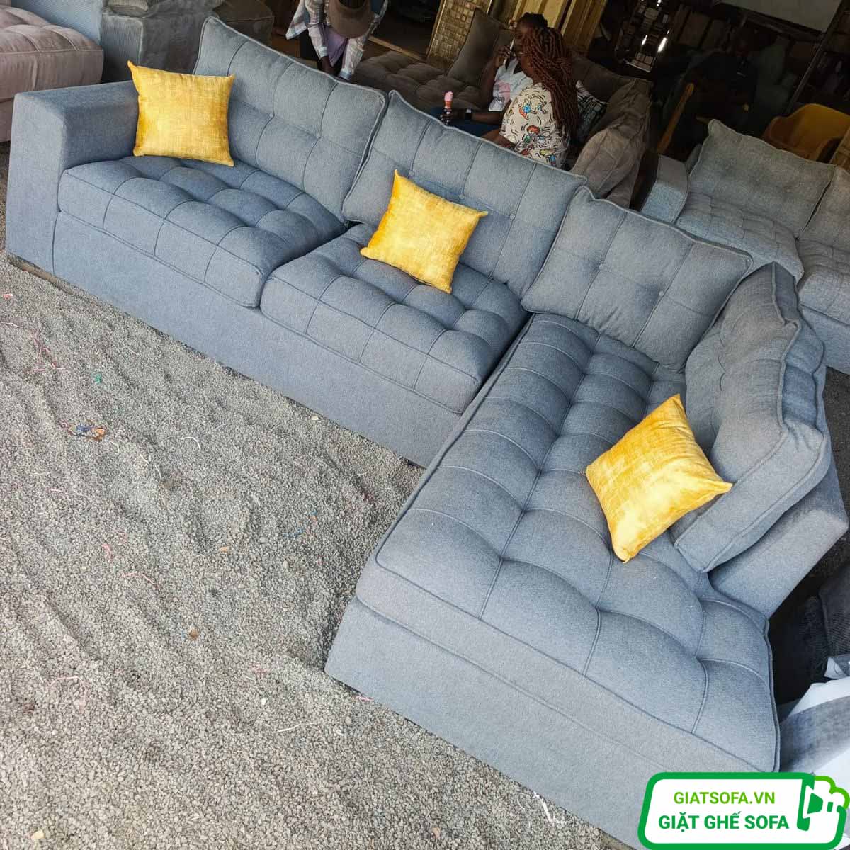 Đơn vị chuyên nhận giặt ghế sofa Hai Bà Trưng