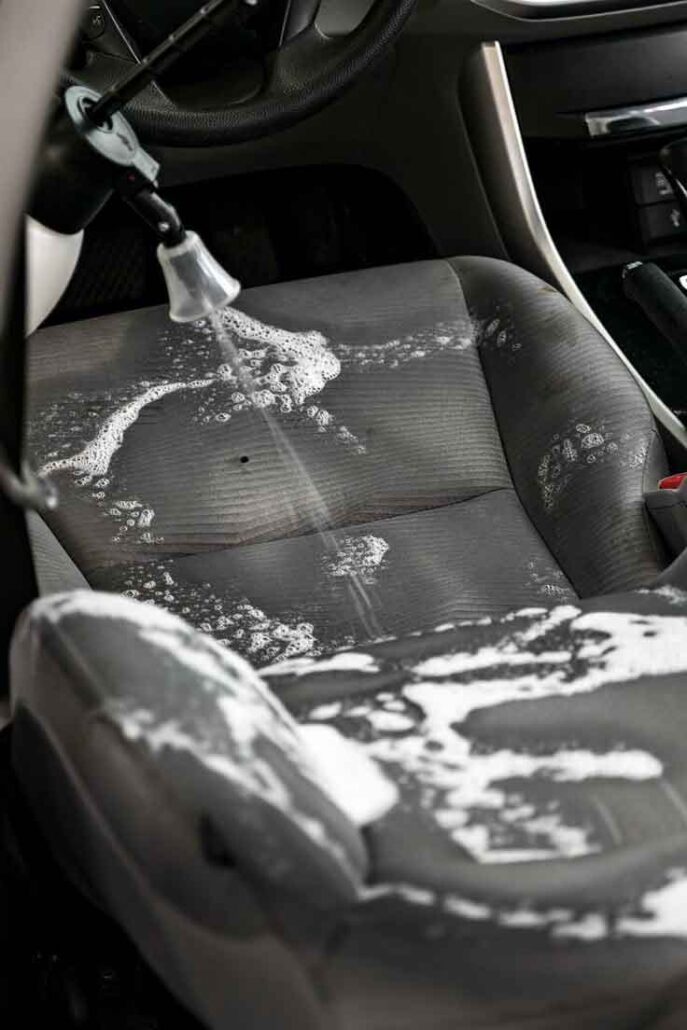 Ak auto vệ sinh khử mùi ghế ô tô