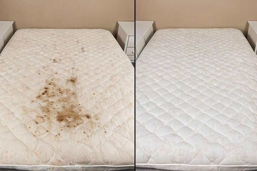 Nhận tẩy mốc ố vàng đệm tại Hà Đông