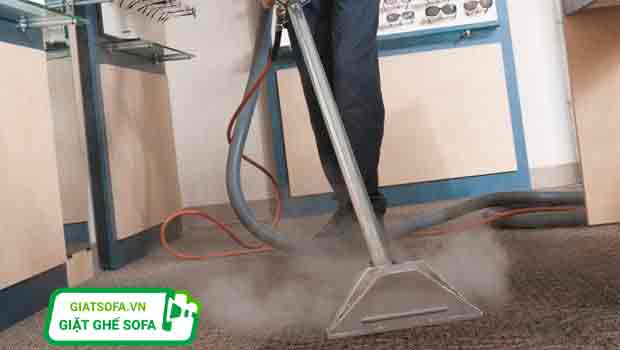 Quy trình giặt thảm văn phòng Hà Nội