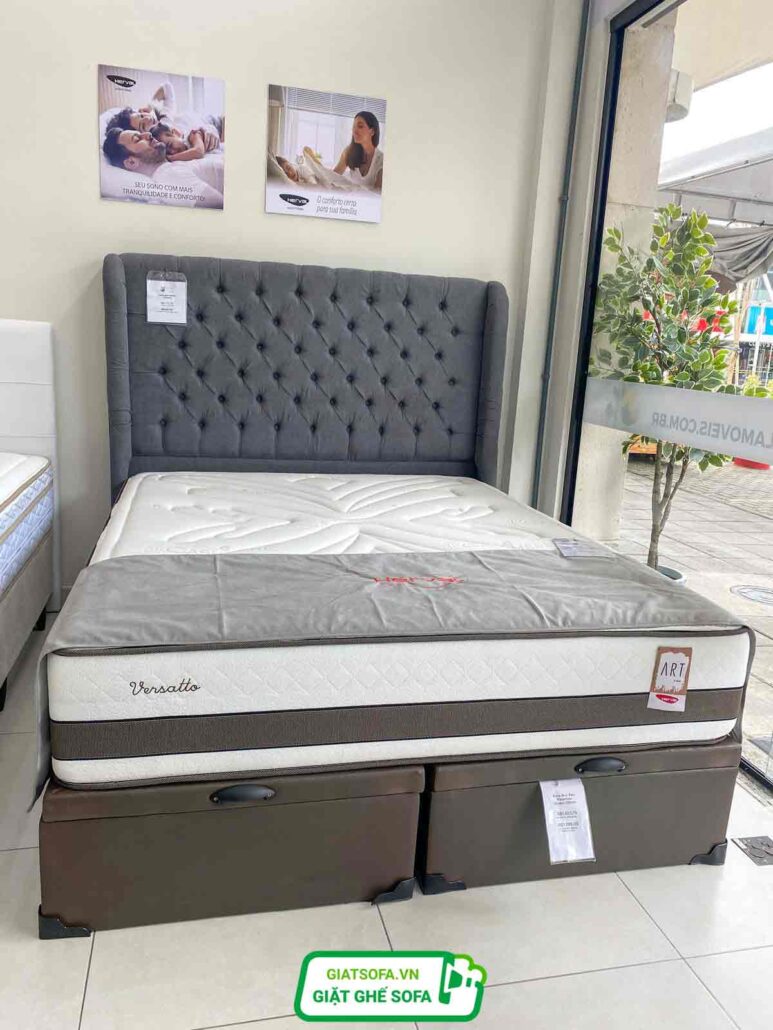 Làm sạch đệm tại nhà Long Biên