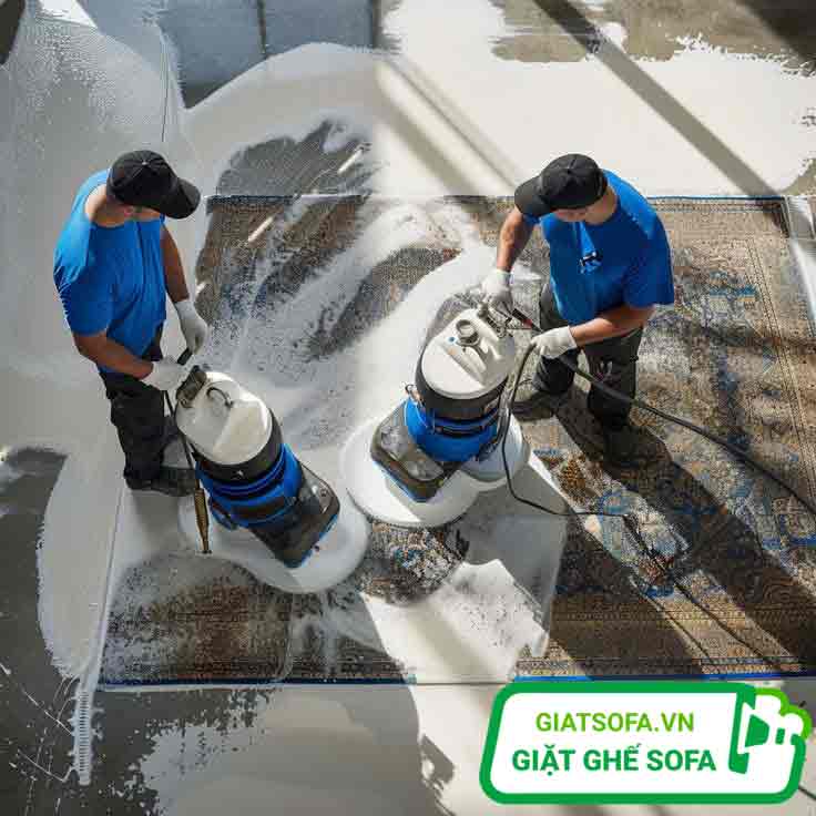 GiatSofa chuyên nhận giặt thảm tại nhà