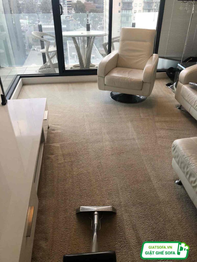 Trung Hiếu Clean đơn vị giặt thảm tại nhà