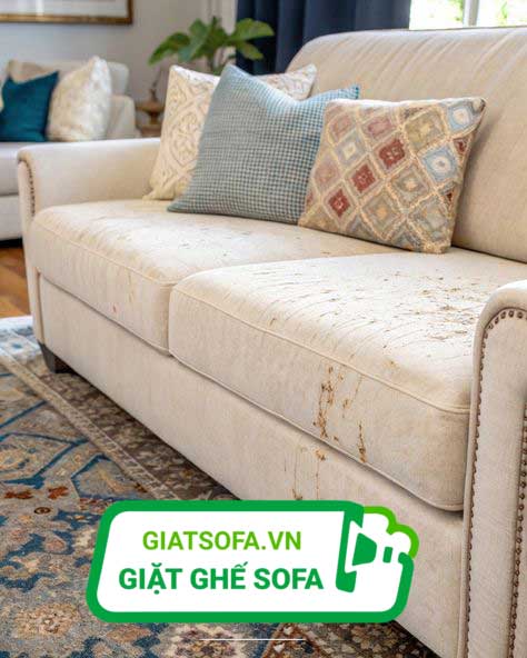 Tình trạng ghế sofa dính cafe mà không xử lý ngay