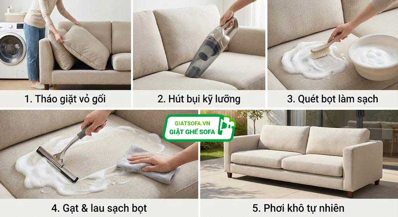 GiatSofa địa chỉ đào tạo nghề giặt ghế sofa Hà Nội