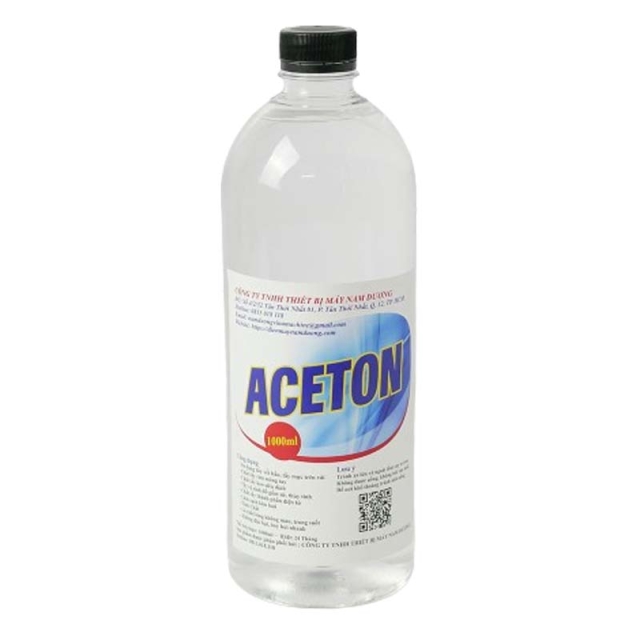 Axeton giúp xóa vết mực bút bi trên sofa